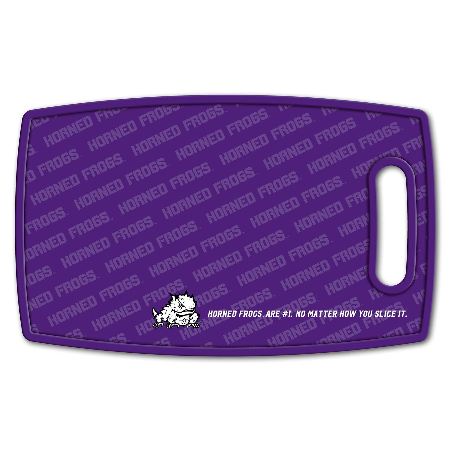 TCU Horned Frogs Logo Series Cutting Board Alt 2