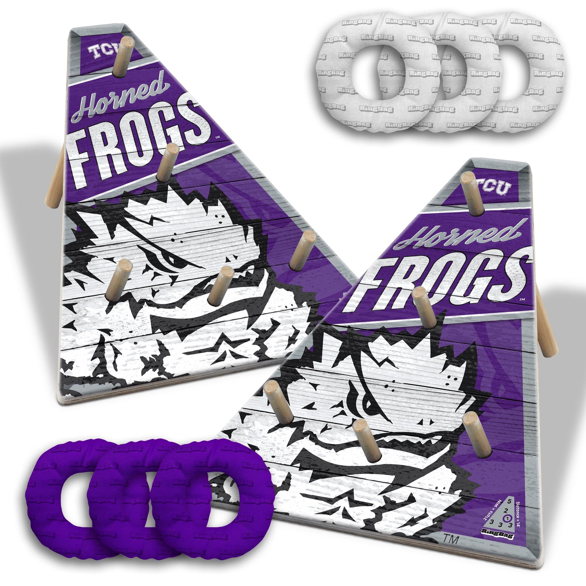 NCAA TCU Horned Frogs Ringbag Outdoor Game