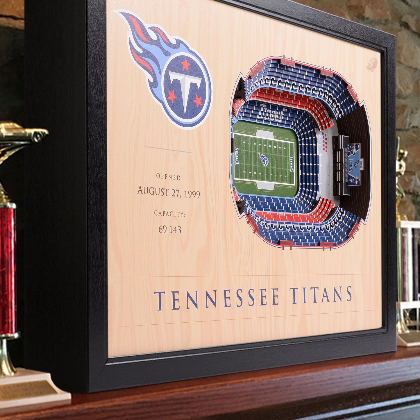 NFL Tennessee Titans 25-Layer StadiumView Wallart
