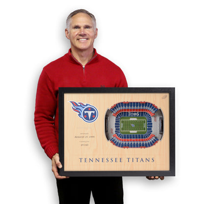 NFL Tennessee Titans 25-Layer StadiumView Wallart