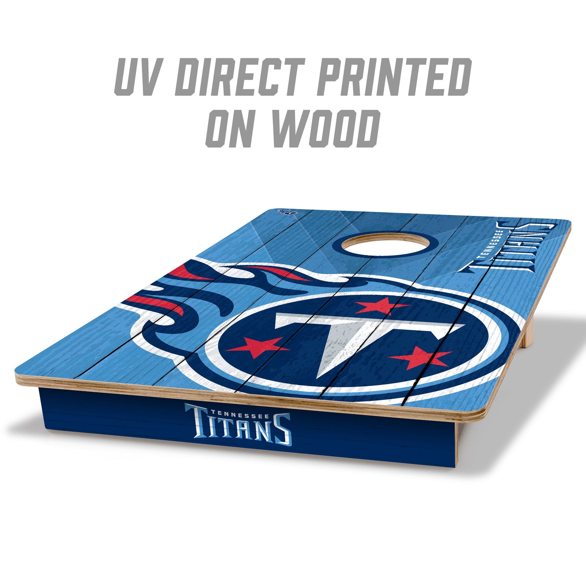 NFL Tennessee Titans 2' X 3' All-Wood Cornhole Set - Alt 1