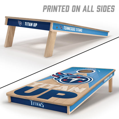 NFL Tennessee Titans 2' x 4' Slogan Series Cornhole