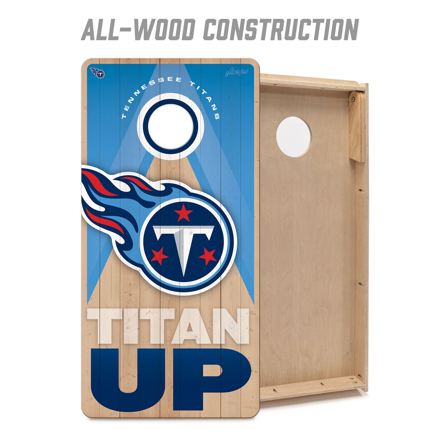 NFL Tennessee Titans 2' x 4' Slogan Series Cornhole