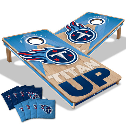 NFL Tennessee Titans 2' x 4' Slogan Series Cornhole