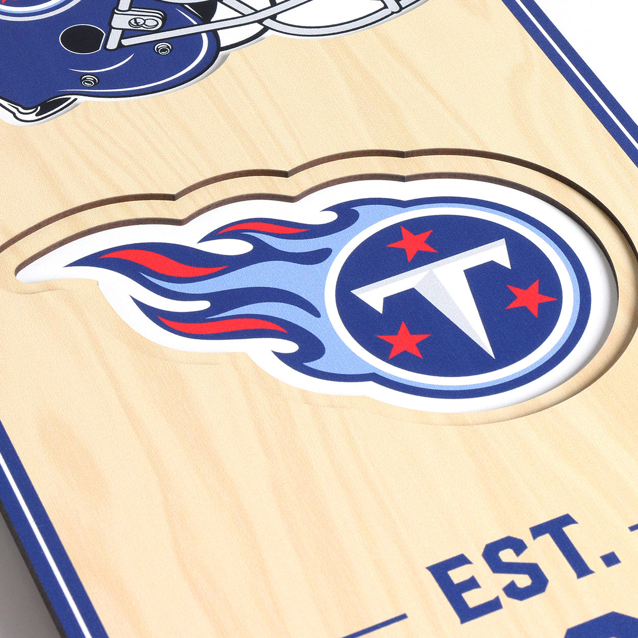 NFL Tennessee Titans 3D Stadium Banner 8' X 32'