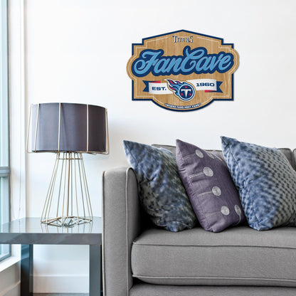 Tennessee Titans Fan Cave Wall Art Alt 1
