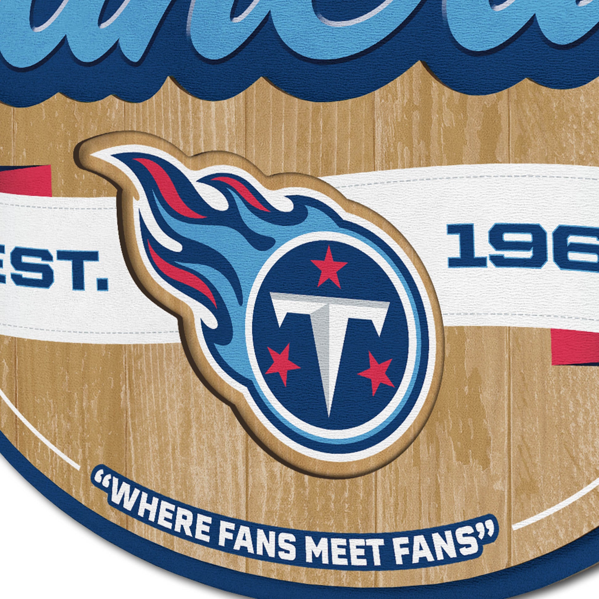 Tennessee Titans Fan Cave Wall Art Alt 3