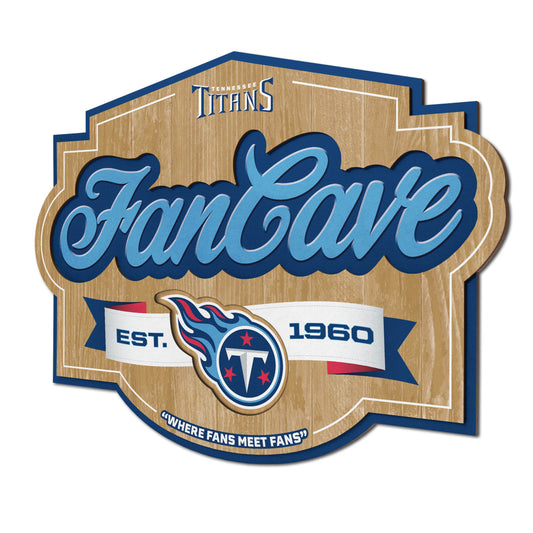 Tennessee Titans Fan Cave Wall Art