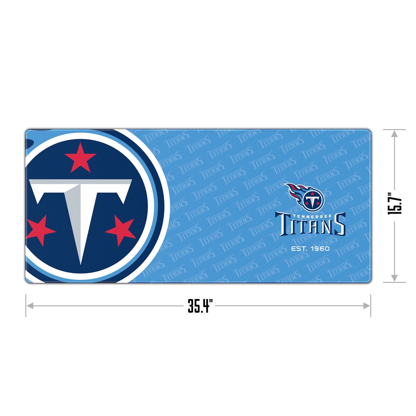 Tennessee Titans Logo Series Desk Pad Alt 1