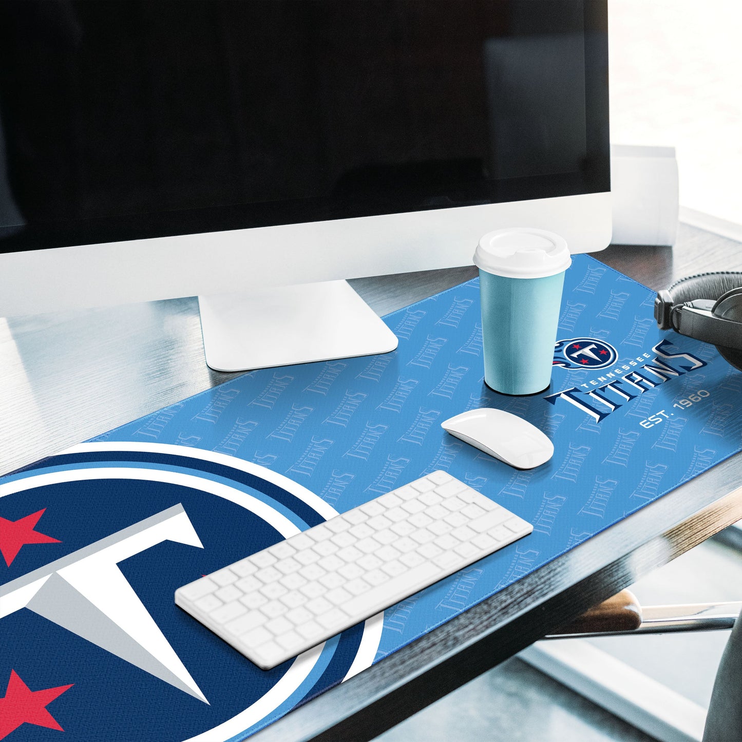 Tennessee Titans Logo Series Desk Pad Alt 2