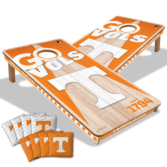 NCAA Tennessee Volunteers 2' x 4' All-Wood Cornhole Set