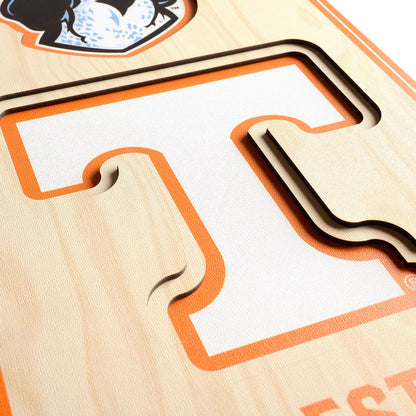 NCAA Tennessee Volunteers 3D Stadium Banner 8' X 32'