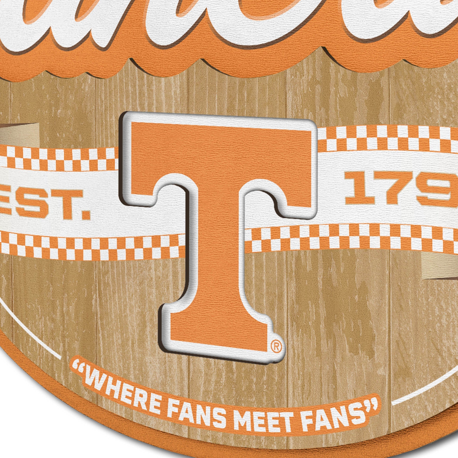 Tennessee Volunteers Fan Cave Sign Alt 3