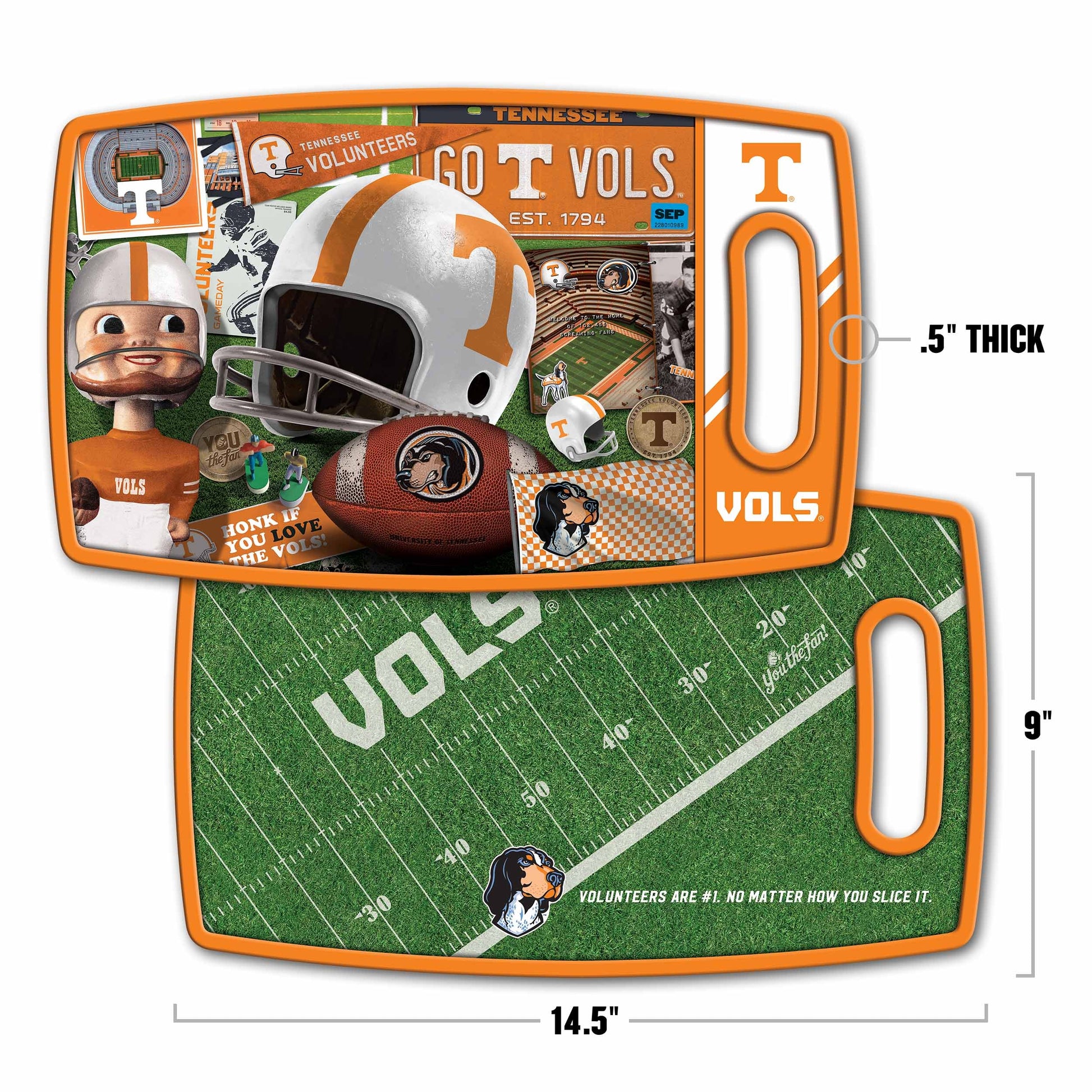 Tennessee Volunteers Retro Series Cutting Board Alt 1