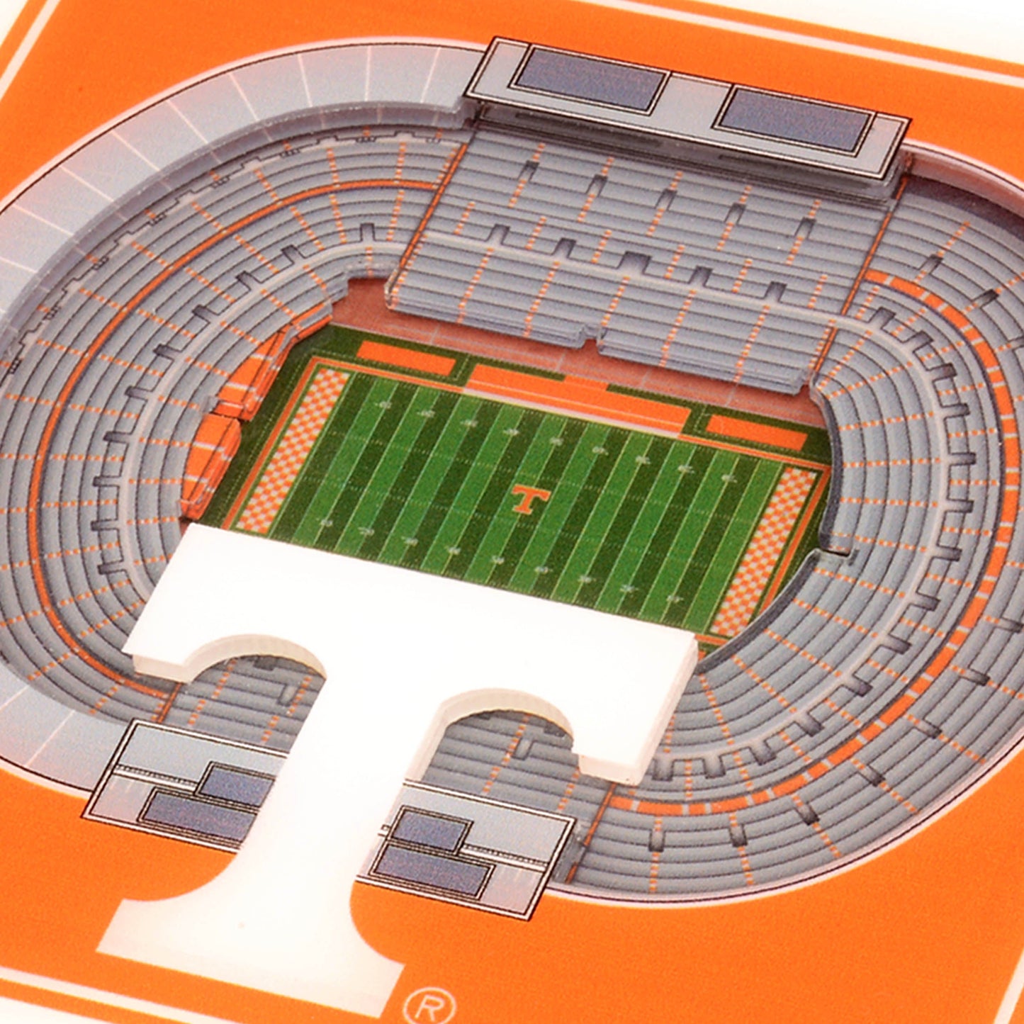 NCAA Tennessee Volunteers StadiumView Cribbage