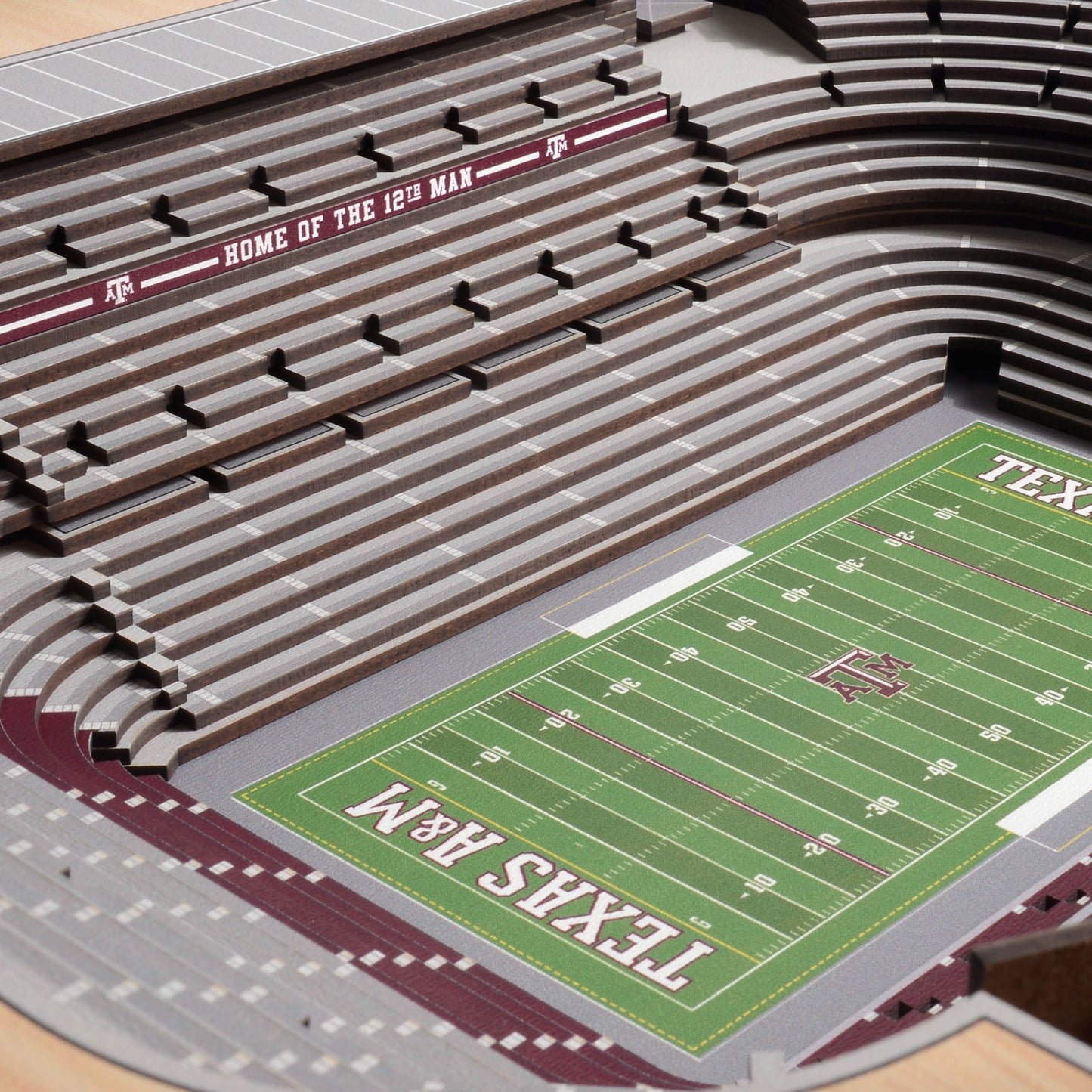 NCAA Texas A&M Aggies 25-Layer StadiumView Wallart