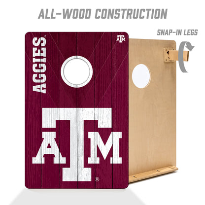 NCAA Texas A&M Aggies 2' X 3' All-Wood Cornhole Set