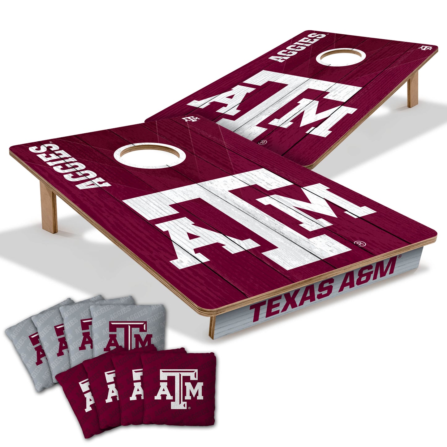 NCAA Texas A&M Aggies 2' X 3' All-Wood Cornhole Set