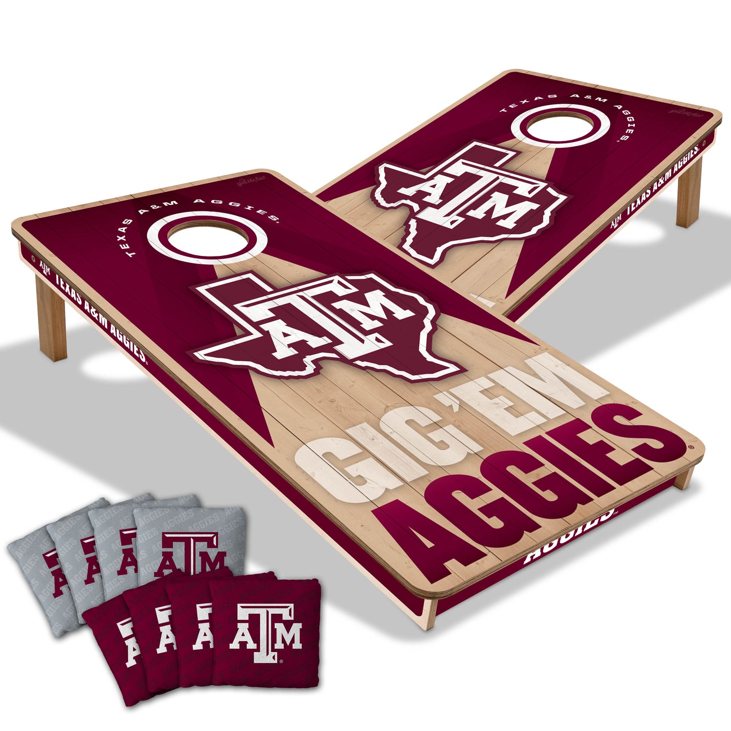 NCAA Texas A&M Aggies 2' x 4' Slogan Series Cornhole