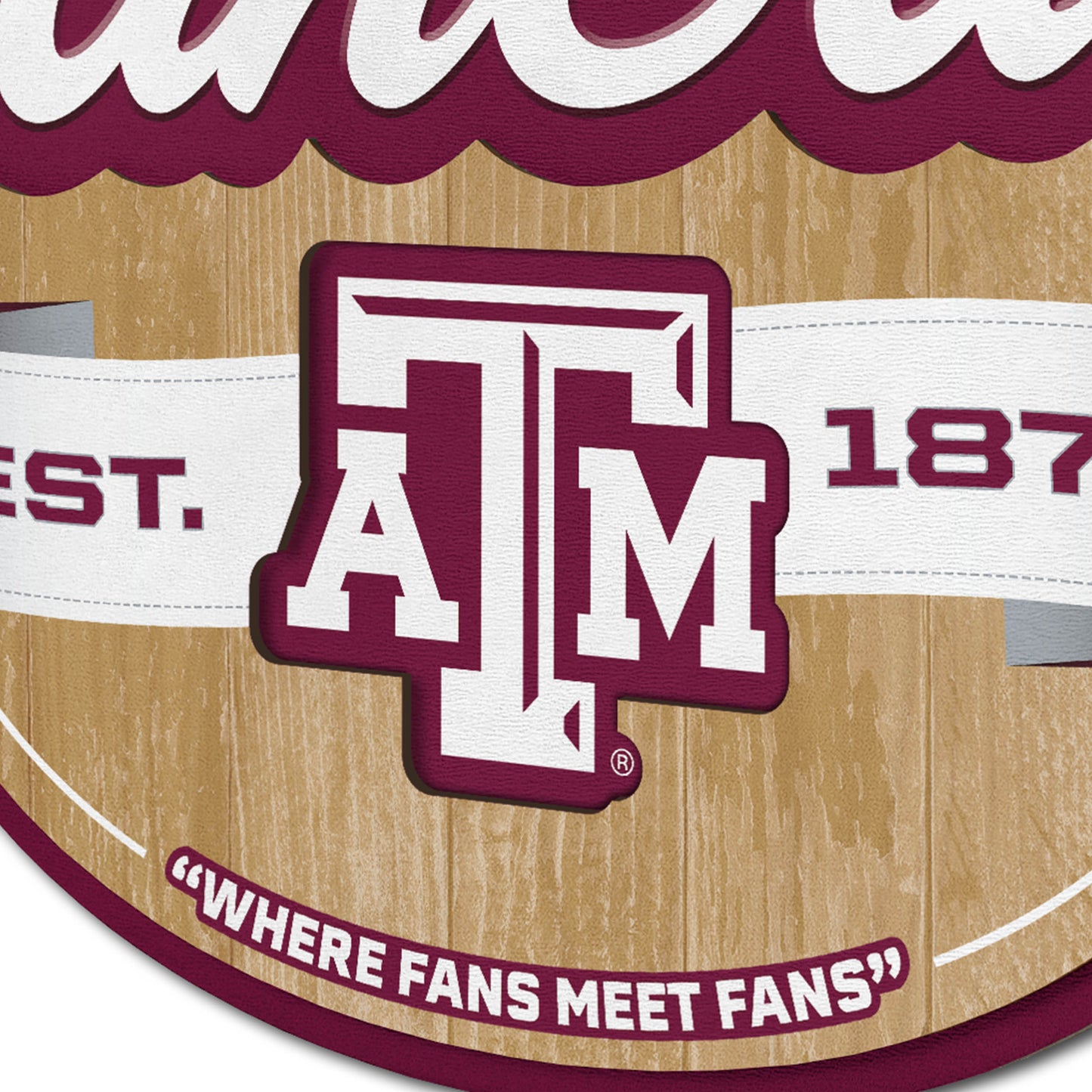 NCAA Texas A&M Aggies Fan Cave Wall Art