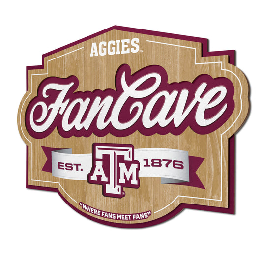 NCAA Texas A&M Aggies Fan Cave Wall Art