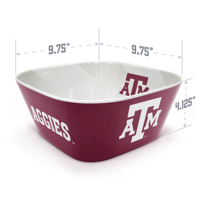 Texas A&M Aggies Large Party Bowl Alt 3