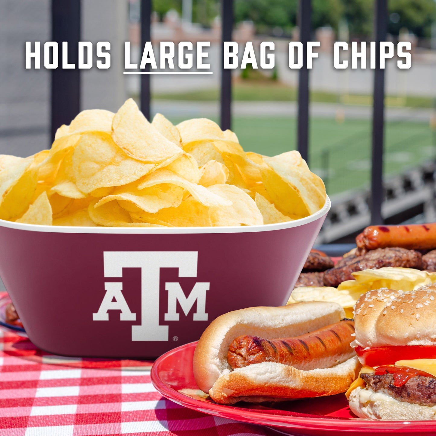 Texas A&M Aggies Large Party Bowl Alt 4