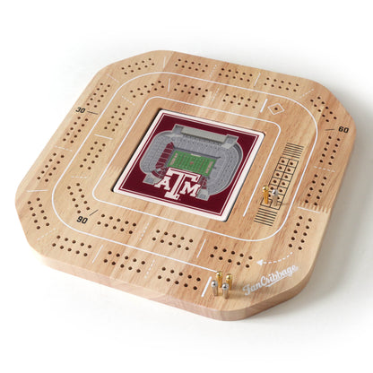 NCAA Texas A&M Aggies StadiumView Cribbage