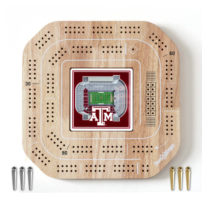 NCAA Texas A&M Aggies StadiumView Cribbage