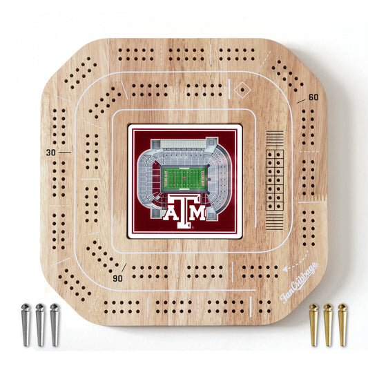 NCAA Texas A&M Aggies StadiumView Cribbage