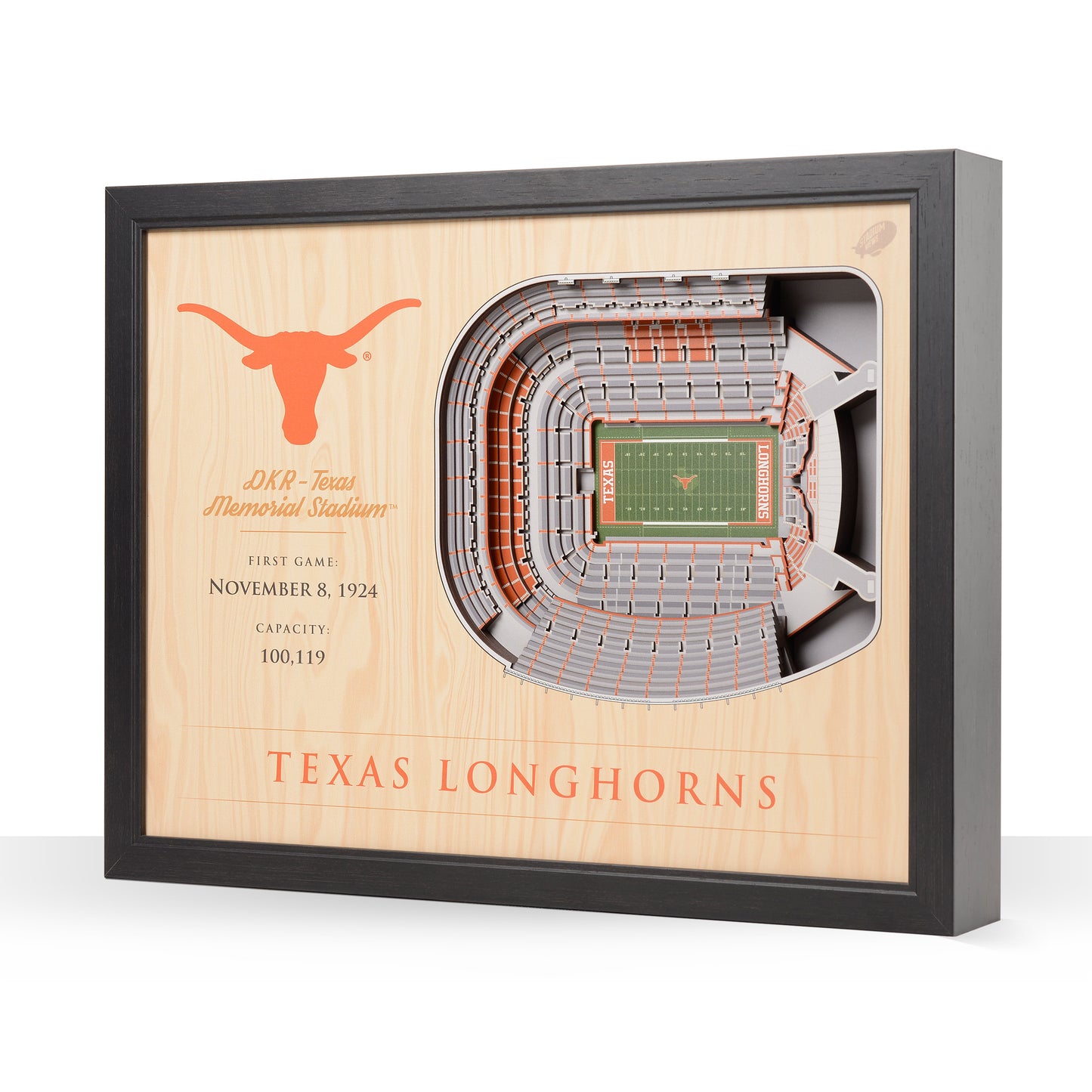 NCAA Texas Longhorns 25-Layer StadiumView Wallart