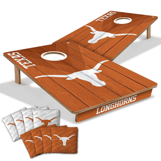 NCAA Texas Longhorns 2' X 3' All-Wood Cornhole Set-main