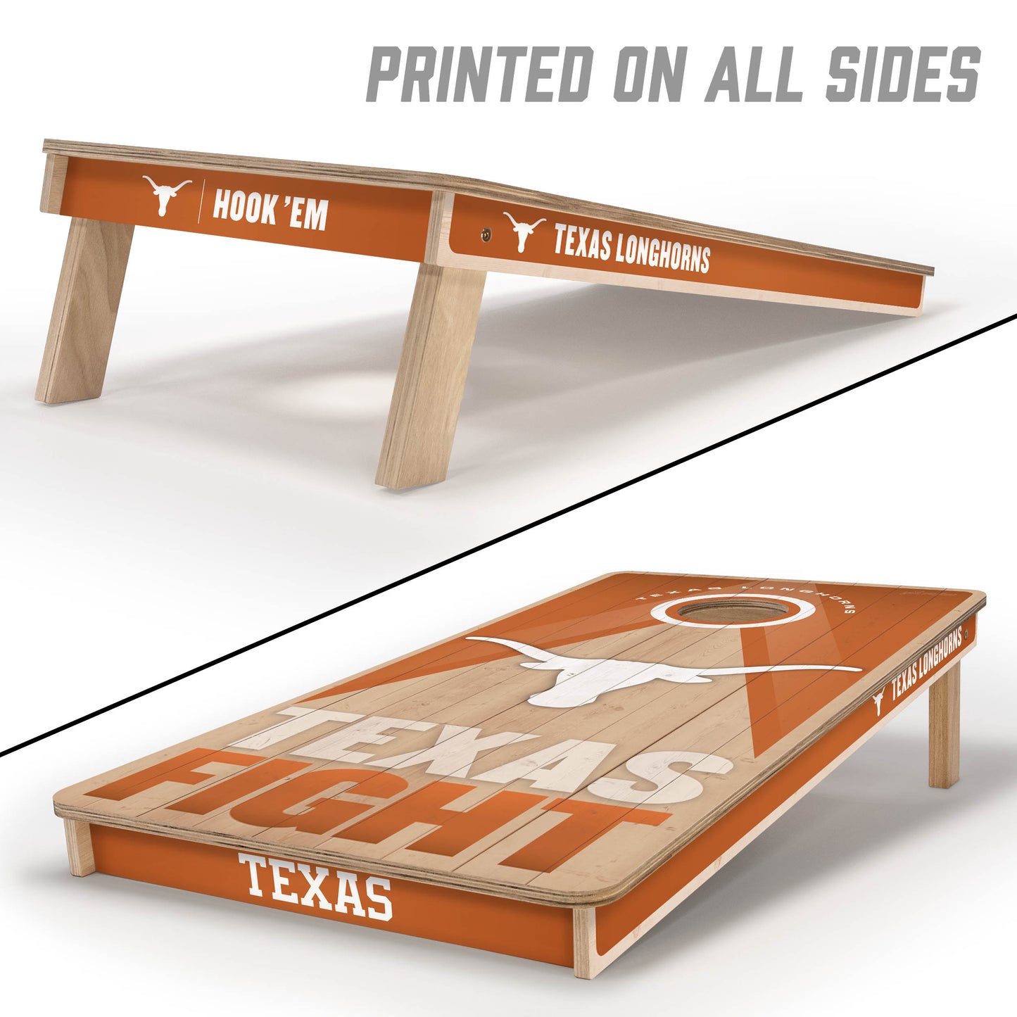 NCAA Texas Longhorns 2' x 4' Slogan Series Cornhole