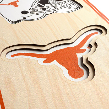 NCAA Texas Longhorns 3D Stadium Banner 8' X 32'