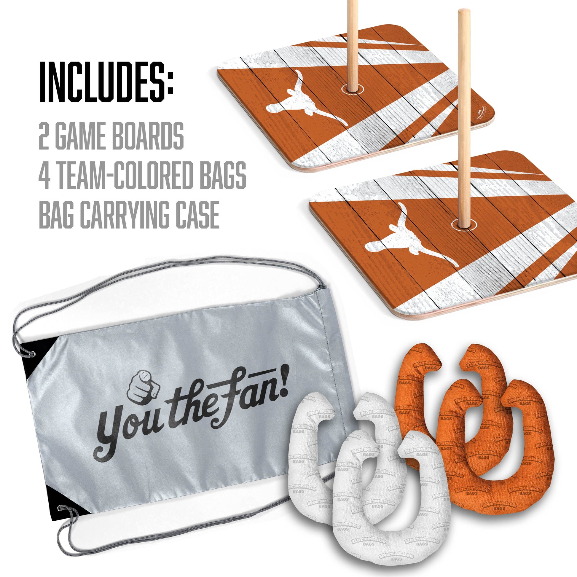 NCAA Texas Longhorns Horseshoe Bag Game