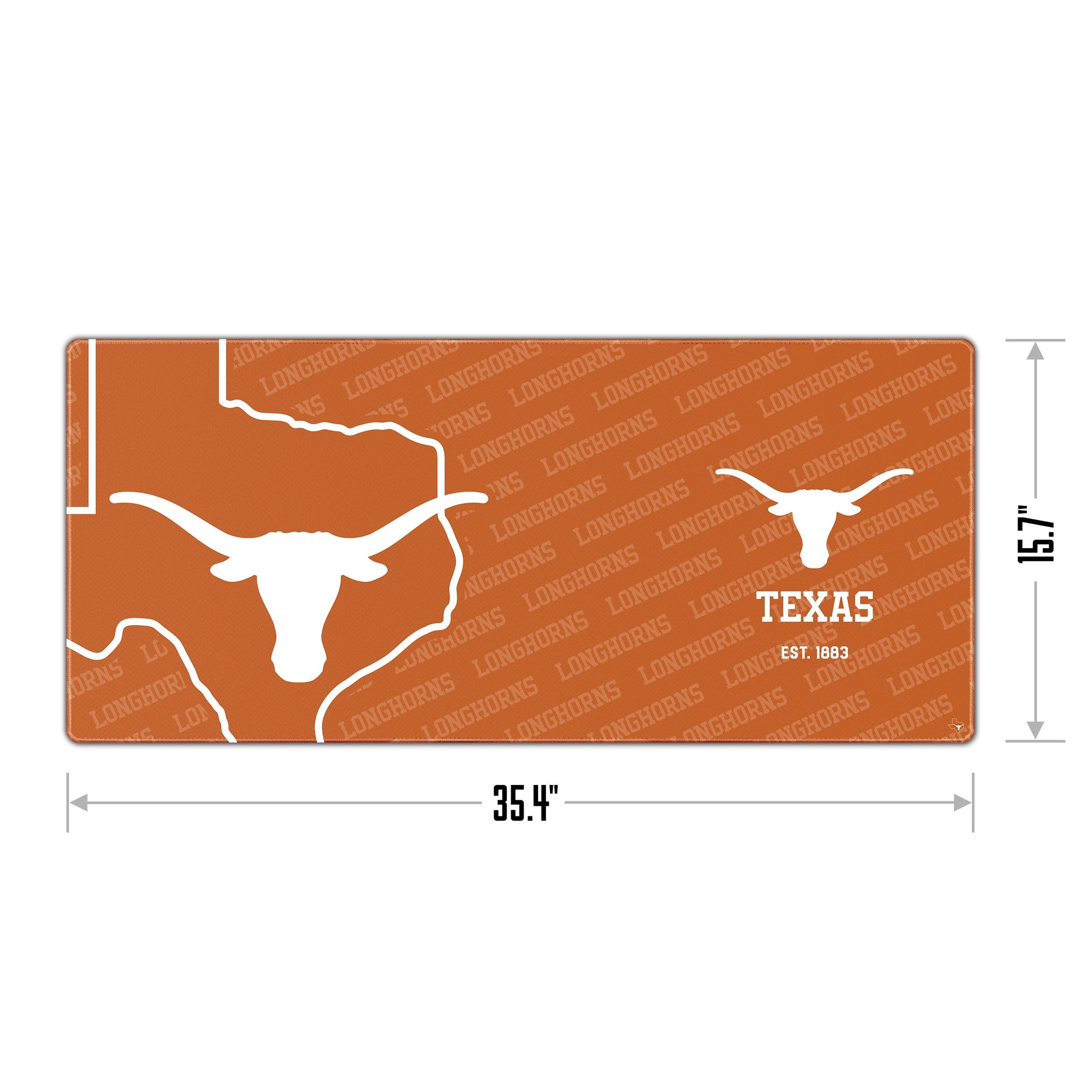 Texas Longhorns Logo Series Desk Pad Alt 1