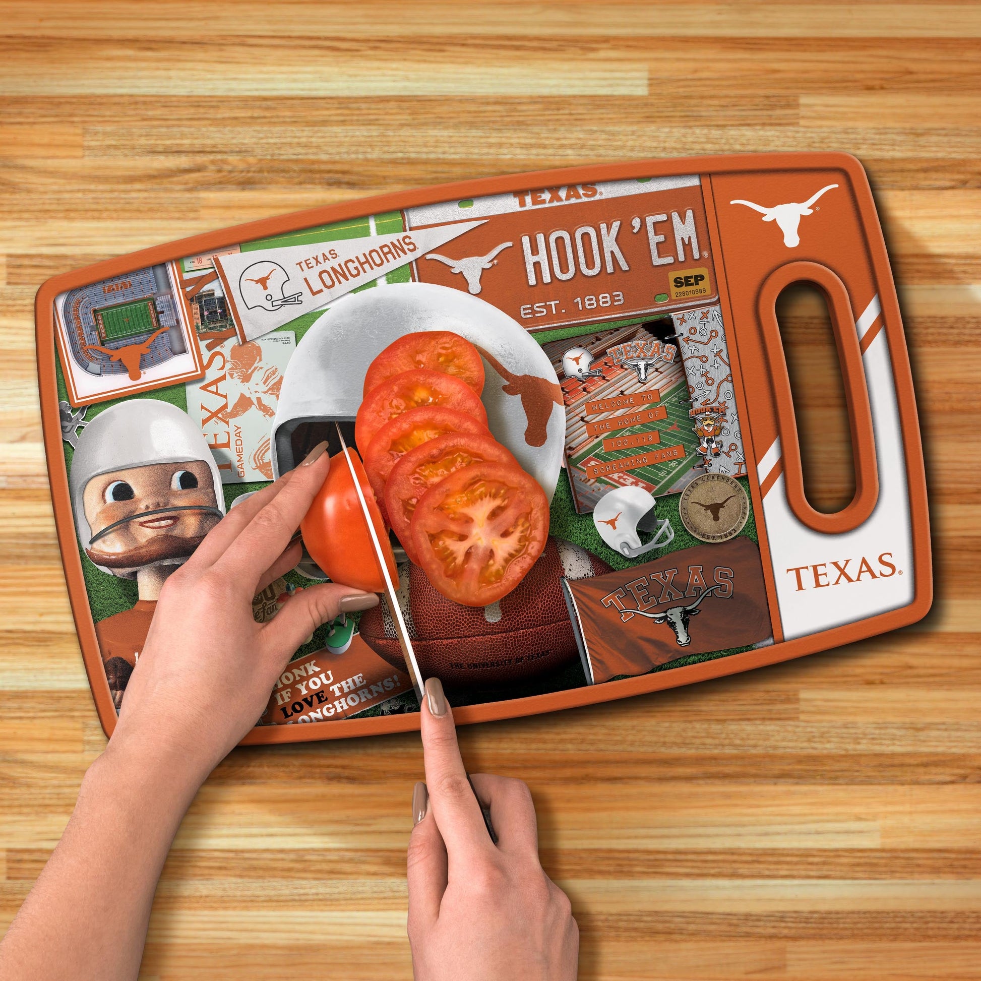 Texas Longhorns Retro Series Cutting Board Alt 3