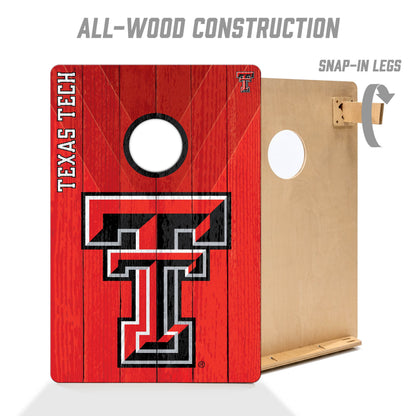 NCAA Texas Tech Red Raiders 2' X 3' All-Wood Cornhole Set - Alt 2