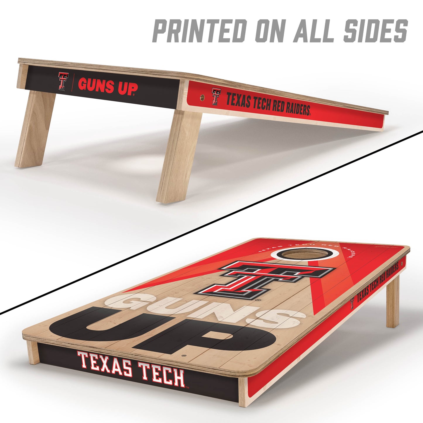 NCAA Texas Tech Red Raiders 2' x 4' Slogan Series Cornhole