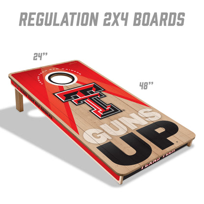 NCAA Texas Tech Red Raiders 2' x 4' Slogan Series Cornhole