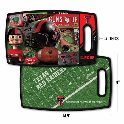 Texas Tech Red Raiders Retro Series Cutting Board Alt 1