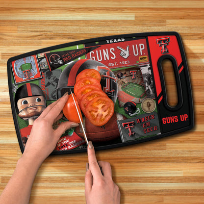 Texas Tech Red Raiders Retro Series Cutting Board Alt 3