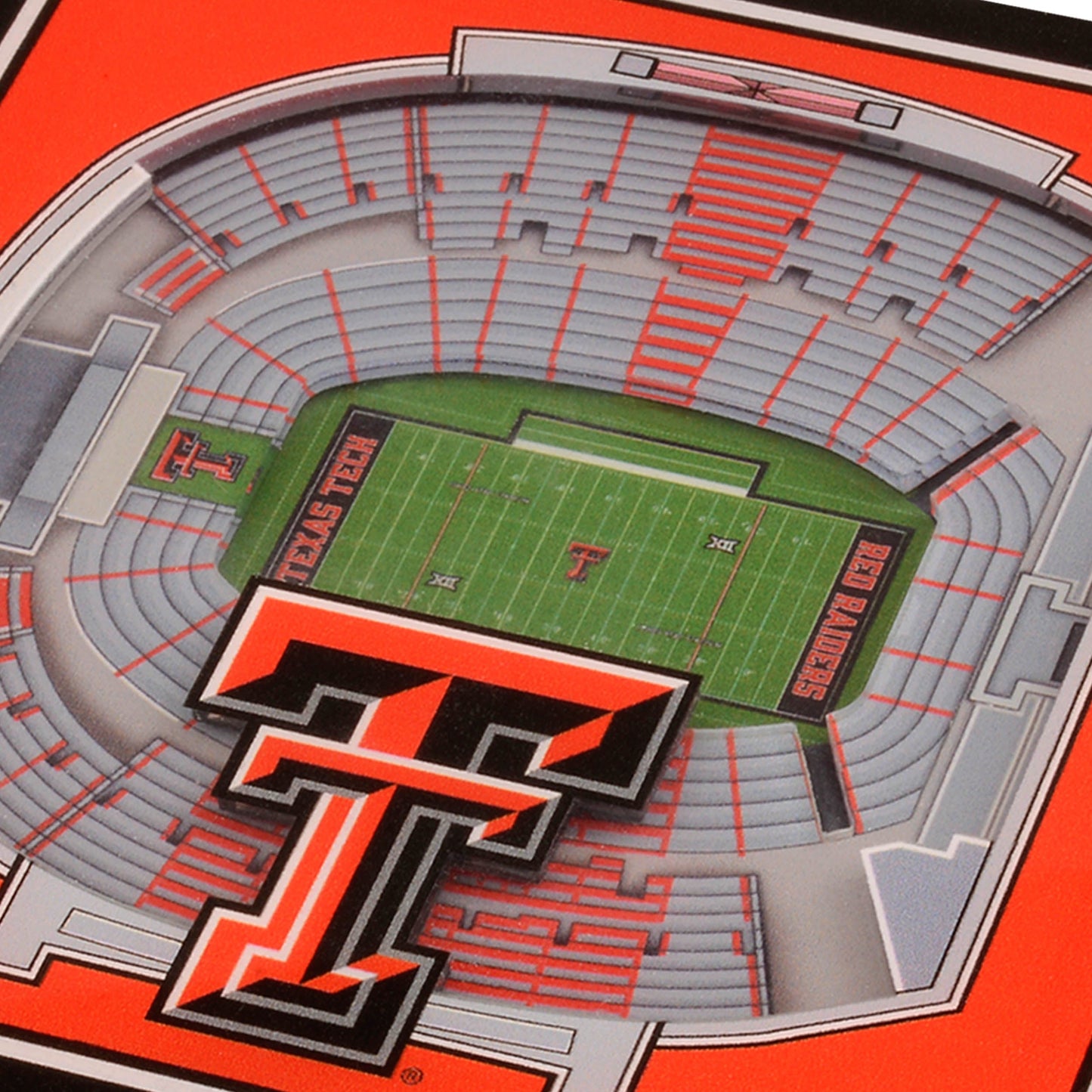 NCAA Texas Tech Red Raiders StadiumView Cribbage