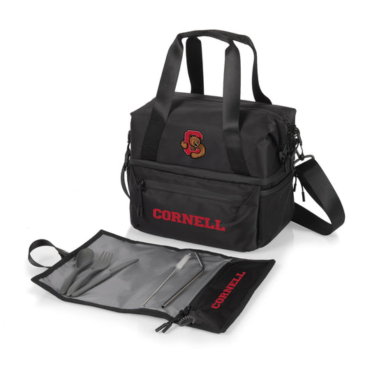 Cornell Big Red - Tarana Recycled Lunch Bag Cooler with Utensils