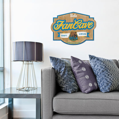 UCLA Bruins Fan Cave Sign Alt 1