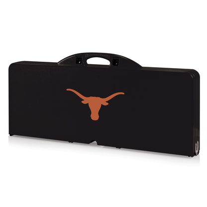 Texas Longhorns - Picnic Table Portable Folding Table with Seats