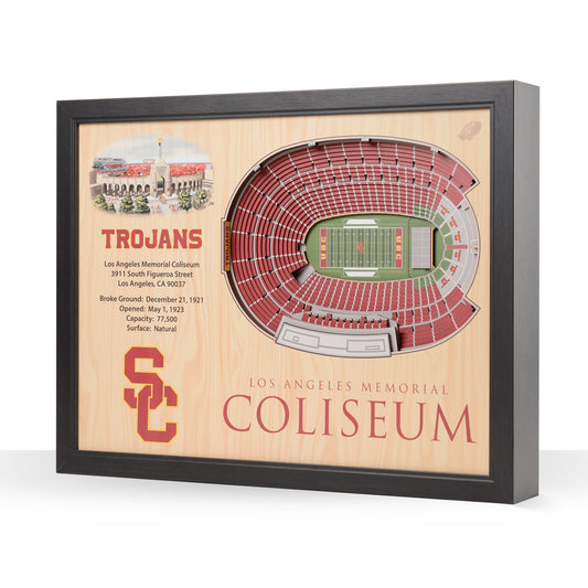 NCAA USC Trojans 25-Layer StadiumView Wallart