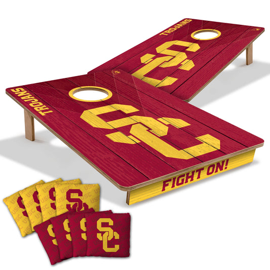 NCAA USC Trojans 2' X 3' All-Wood Cornhole Set-main