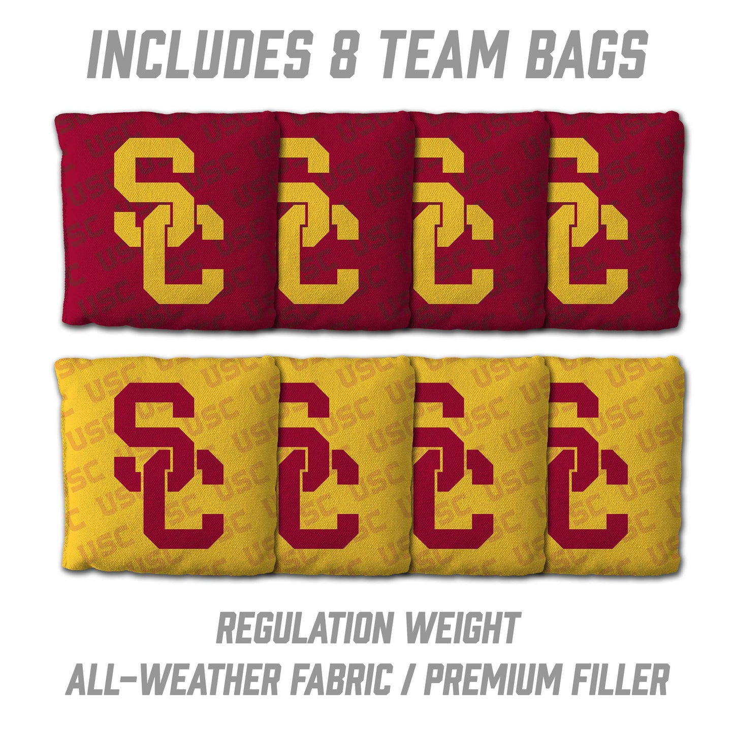 NCAA USC Trojans 2' x 4' Slogan Series Cornhole