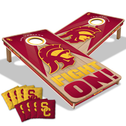 NCAA USC Trojans 2' x 4' Slogan Series Cornhole